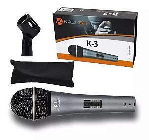 Microfone Dinâmico Com Fio K-3 De Mão - Kadosh