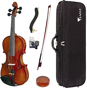Kit Violino Eagle VK544 4/4 Envelhecido Envernizado C Estojo