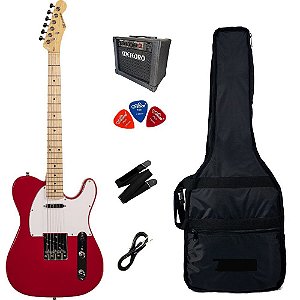 Kit Guitarra Michael GM385N Vermelho