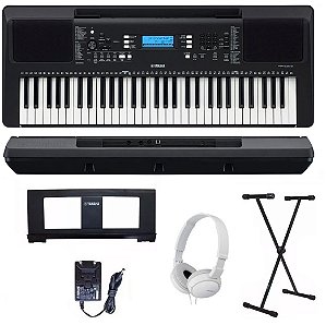 Kit Teclado Arranjador Yamaha PSR-E373 61 teclas