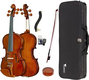 Kit Violino Eagle VE441 4/4 Tradicional Envernizado C/ Estojo