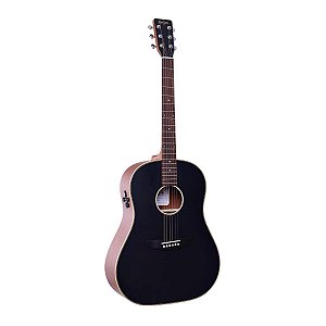 Violão Rozini Eletroacústico Aço Folk Black Top RX335 EQ.F.M