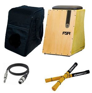 Kit Cajon Fsa Comfort Fca4500 Elétrico c/ Captação Dupla Natural