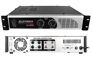Amplificador de Potência Datrel PA-8000 800 Watts 4 Omhs