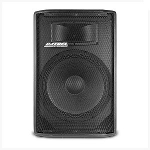 Caixa Passiva Datrel DA15 300 TI 15" 300w Rms Titanium Preto