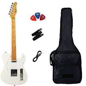 Kit Guitarra Tagima Tw-55 Woodstock PWH Pearl White