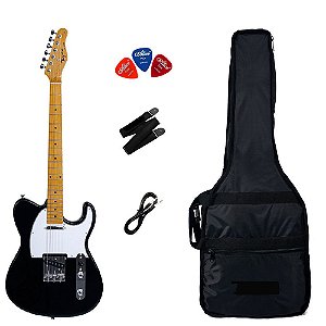 Kit Guitarra Tagima TW-55 Serie Woodstock Preta