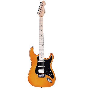 Guitarra Michael Strato Com Efeitos GMS250 AM Amber