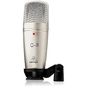 Microfone Behringer C-3 Condensador  Cardioide Prateado