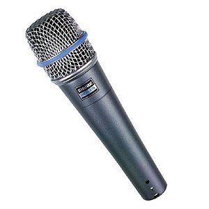 Microfone Shure Beta 57A Dinâmico supercardioide