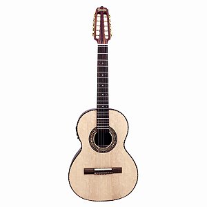 Viola Caipira Temperada Eletroacústica Giannini Raiz Pantanal VS8H LRPT FISHMAN OP