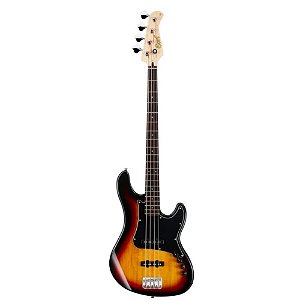 Contrabaixo Cort 4 Cordas Jazz Bass GB 34JJ 3TS Sunburst
