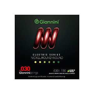 Encordoamento Baixo Giannini Nickel Round Wound GEEBRL 0.30 6 cordas
