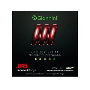 Encordoamento Baixo Giannini 0.045 GEEBRS 5 Cordas Nickel