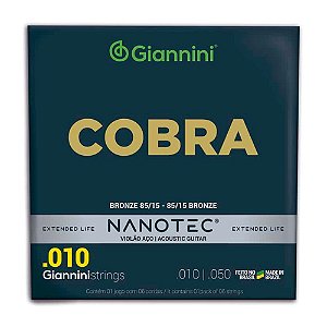 Encordoamento Violão Giannini Cobra GEEFLE PN 010