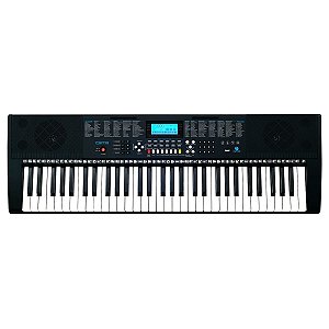 Teclado Arrajandor Custom Sound CST-300 61 Teclas Preto + Pedal Sustain