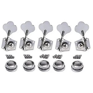 Tarraxa Baixo 5 Cordas Custom Sound CMH 821 4L+1R Cromada