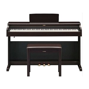 Piano Digital Yamaha YDP-165 Rosewood 88 Teclas C/ Banco Bivolt