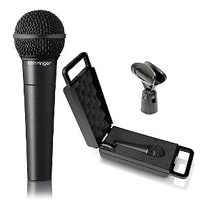 Microfone Behringer Ultravoice Xm8500 Dinâmico Cardióide Preto