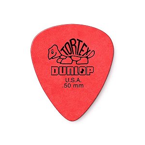 Palheta Dunlop Tortex 0,50 mm Vermelha