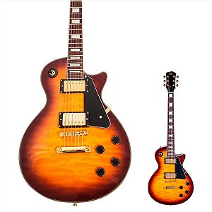 Guitarra Sx Les Paul EH3D Desert Sunburst