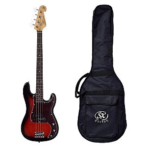 Contrabaixo SX Spb62+ 2ts 4 Cordas Precision Bass C/ Bag