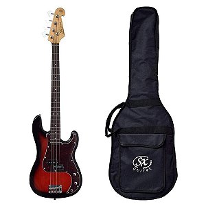 Contrabaixo SX Spb62+ 2ts 4 Cordas Precision Bass Com Bag Bb400