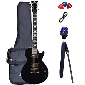 Kit Guitarra Michael Les Paul Royale GML325 ABK Black