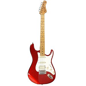 Guitarra Tagima TG-540 Stratocaster Mettalic Red MR LF/AWH