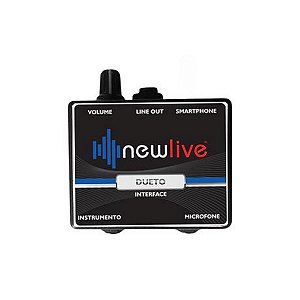 Interface Audio Dueto New Live Para Gravação Com 2 Canais