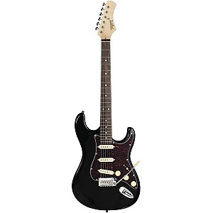 Guitarra Tagima Stratocaster Classic T-635 Black Escala Escura