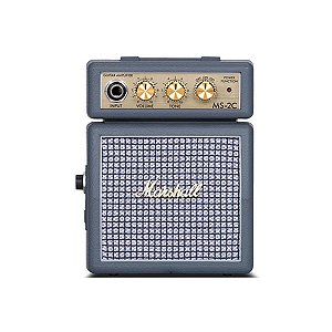 Mini Amplificador Marshall MS-2C Combo para Guitarra Cinza