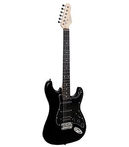Guitarra Elétrica Giannini G-101 Black com escudo Black