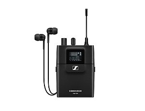 Receptor Bodypack Sennheiser Xsw Iem Ek Wireless Fone Ie 4 Cor Preto Set(a)
