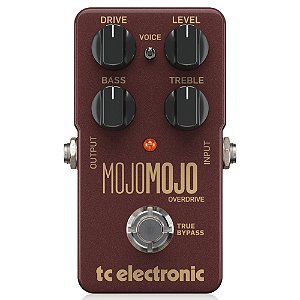 Pedal De Efeito Tc Electronic Mojomojo Overdrive  Bordô
