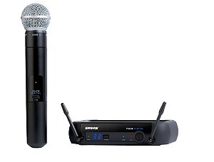 Microfone Shure Sm Pgxd24/sm58 Dinâmico Cardioide