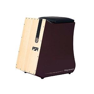 Cajon Eletrico FSA Gibão FGB6502 C/ Captação Dupla Vinho