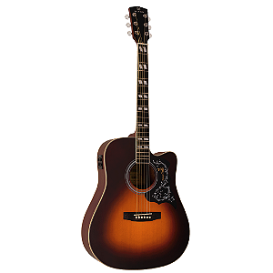 Violão Michael Eletrico Freebird VMF440 Sunburst Top