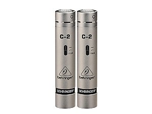 Microfones Behringer C-2 Condensador Cardióide Prateado