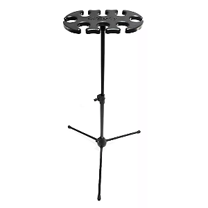 Suporte Para 8 microfones Saty SDM-08
