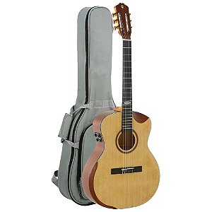 Violão Strinberg Eletroacustico SC301HCR Nylon Natural Satin