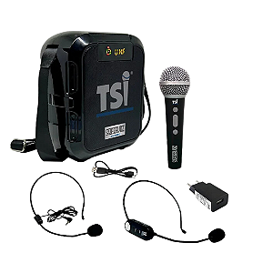Amplificador De Voz TSI Profissional Portátil Super Voz SV30