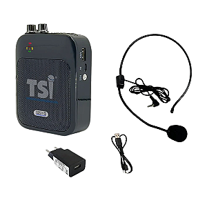 Amplificador De Voz TSI Profissional Portátil Super Voz SV10