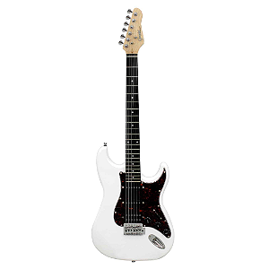 Guitarra Giannini G-101 White com escudo Tortoise (WH/TT)