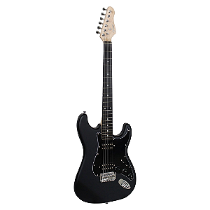 Guitarra Giannini G-102 Black Fosco Com Escudo Black (SBK/BK)