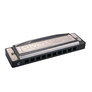 Gaita Hohner Silver Star Harmônica em Dó (C)