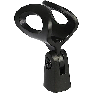 Suporte Cachimbo Custom Sound Para Microfone Preto c/ 10 pçs