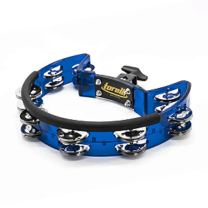 Pandeirola Torelli Meia Lua Com Clamp Azul TP-323