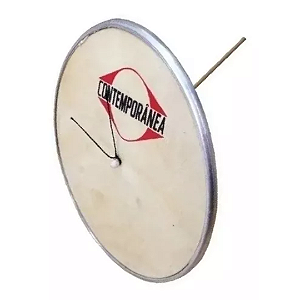Pele Cuica Contemporânea 10" Couro Animal C/ Cambito