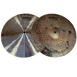 Par De Pratos Para Bateria Domene Hi-Hat 16" Top/Bottom Worship